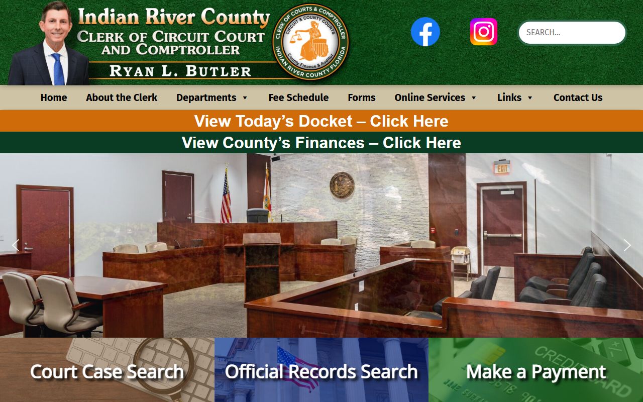 Indian River County DUI records source screenshot