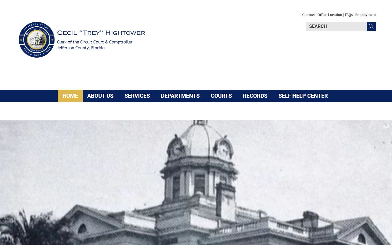 Jefferson County DUI records source screenshot