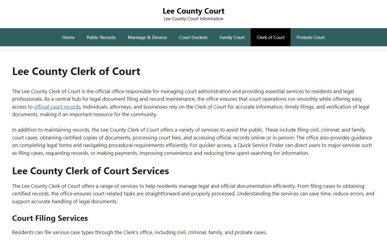 Cape Coral DUI records source screenshot