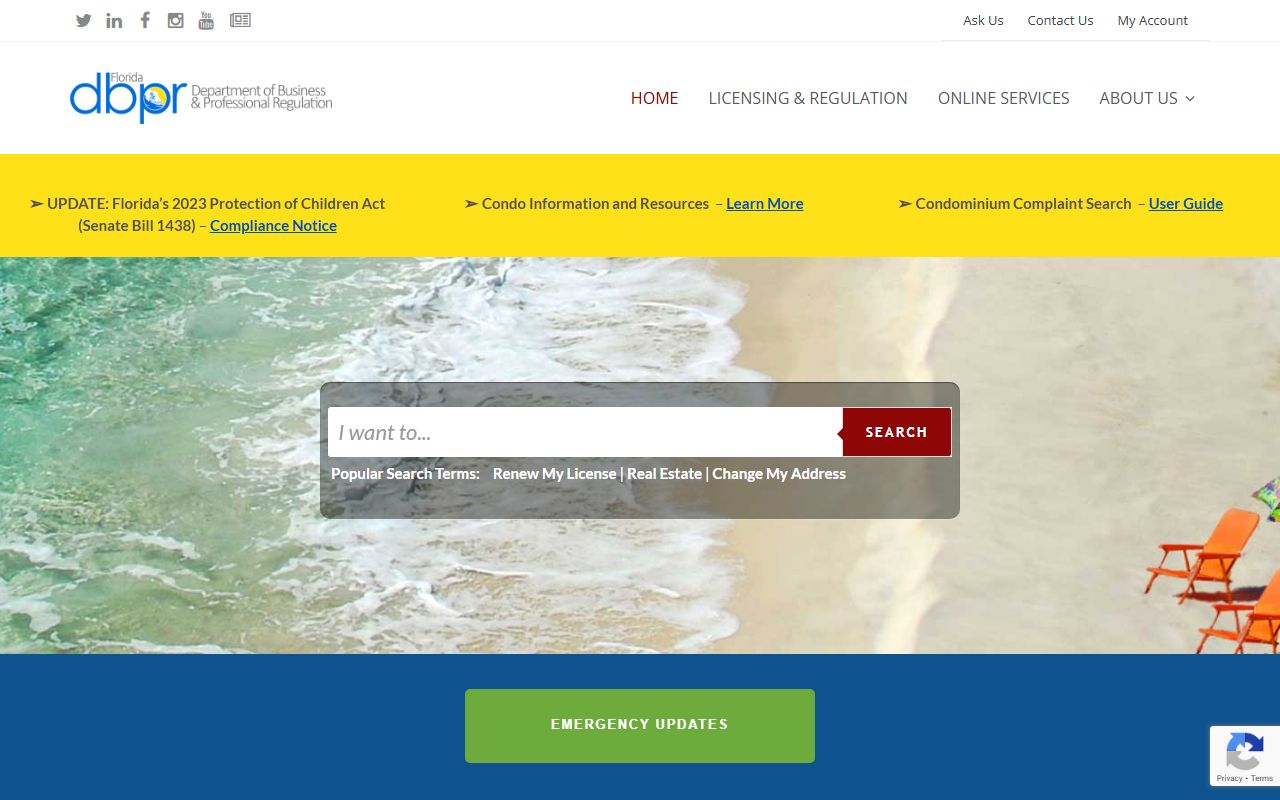 Florida DUI records source screenshot